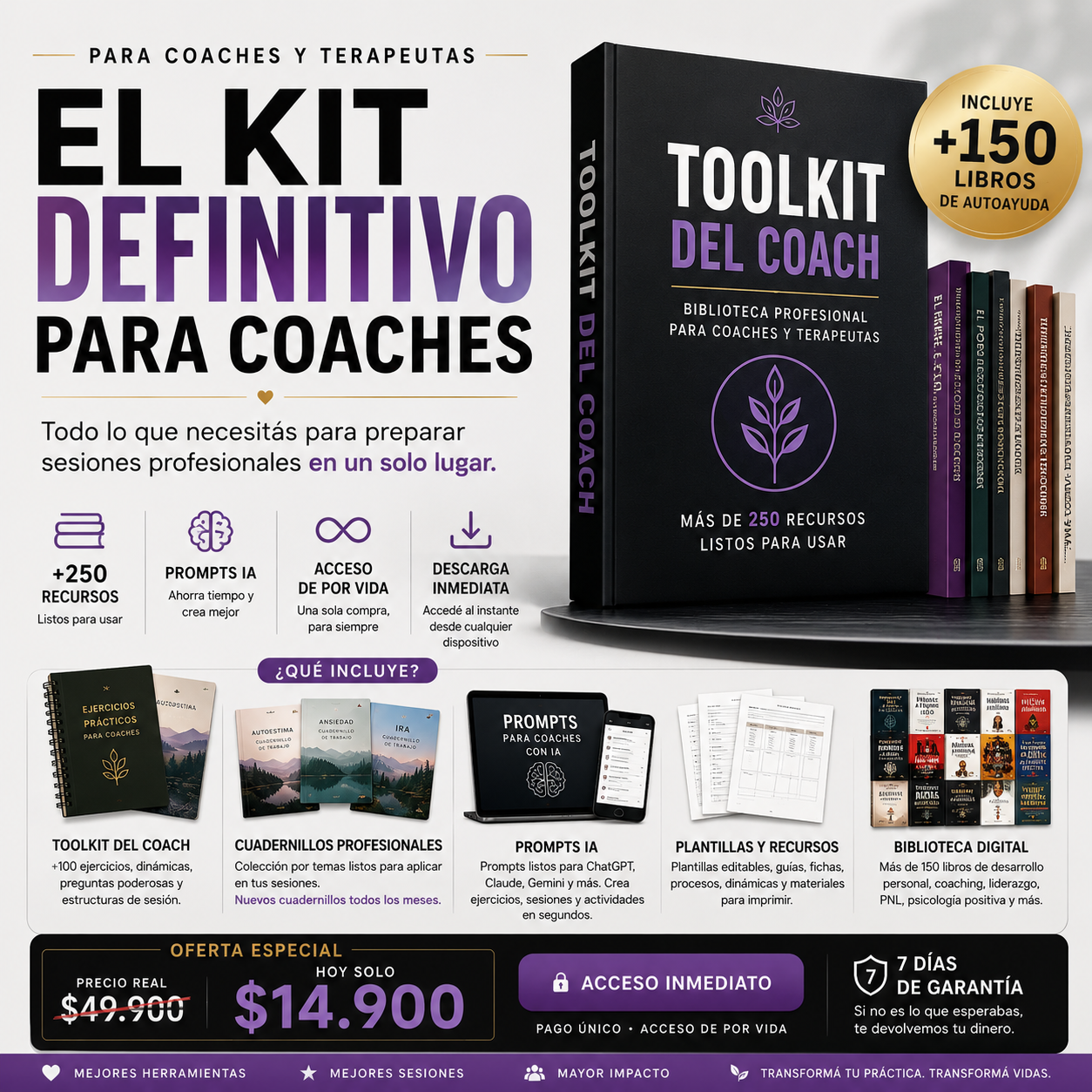Toolkit PRO para Coaches | +250 Recursos Profesionales